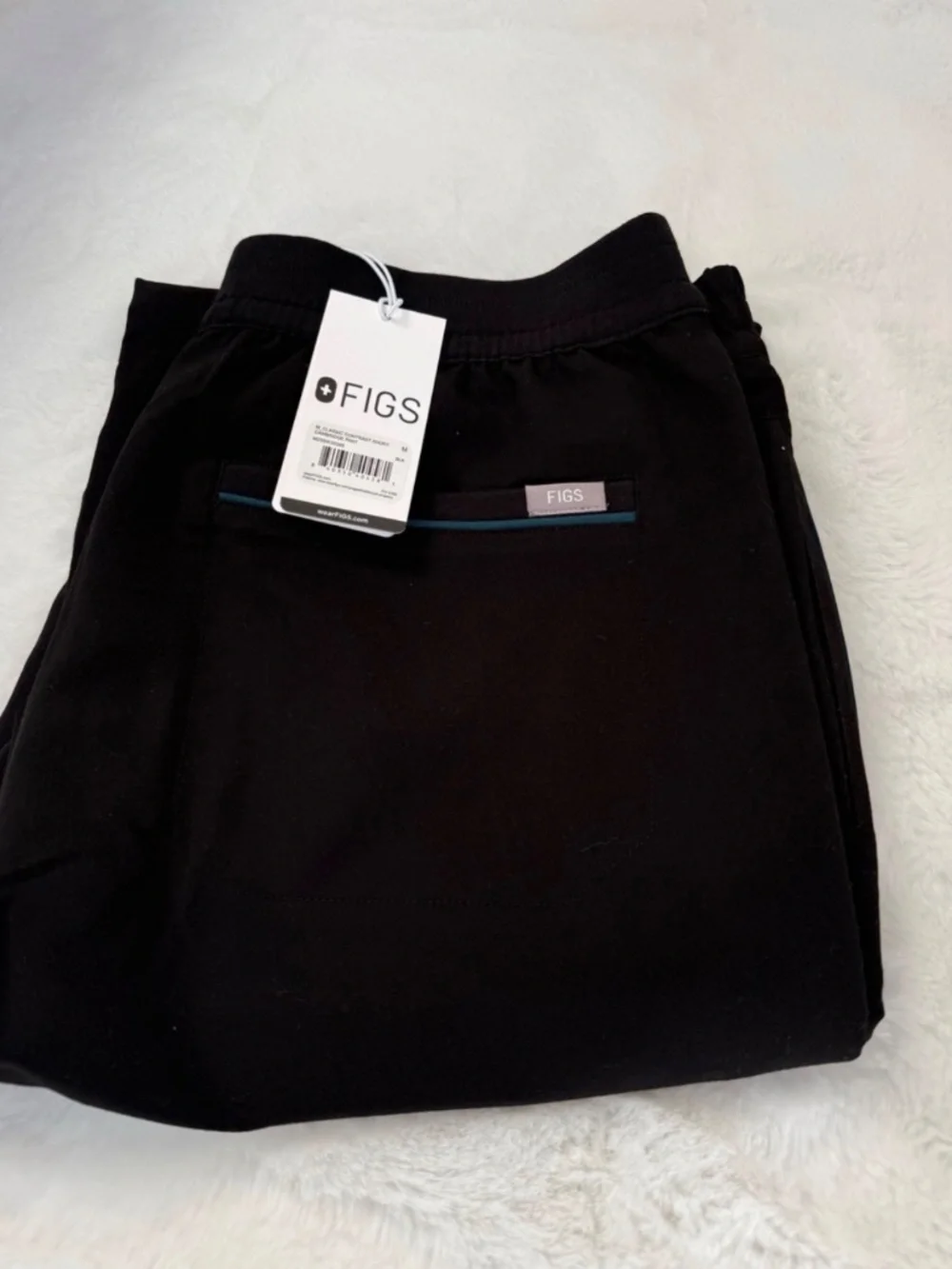 NWT Figs classic contrast Cambridge pant M - B71